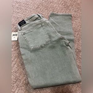 Lucky Brand Green Lolita Crop Jeans
